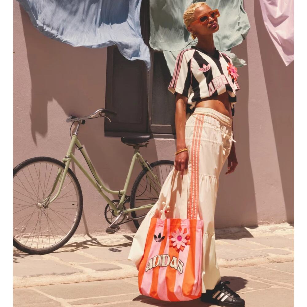 NEW ADIDAS ORIGINALS Summer Glow Midi Skirt Size XS Women's